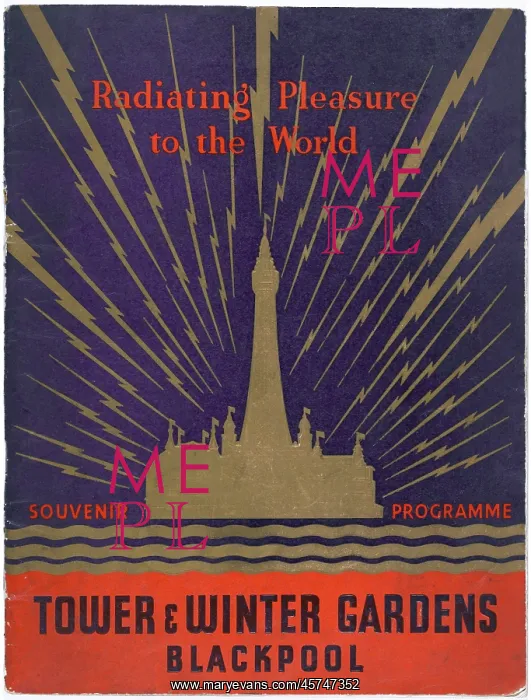 : Blackpool Tower and Winter Gardens souvenir programme : Blackpool Tower and Winter Gardens souvenir programme