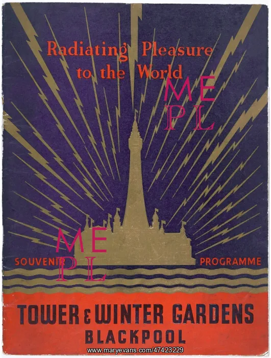 : Blackpool Tower and Winter Gardens souvenir programme : Blackpool Tower and Winter Gardens souvenir programme