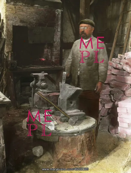 : At the Blacksmith : At the Blacksmith