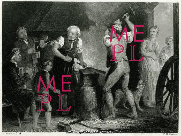 : BLACKSMITH / CIRCA 1800 : BLACKSMITH / CIRCA 1800