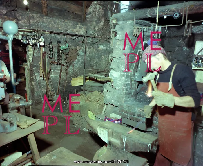 : The Blacksmith, Cockington Forge, Torquay : The Blacksmith, Cockington Forge, Torquay