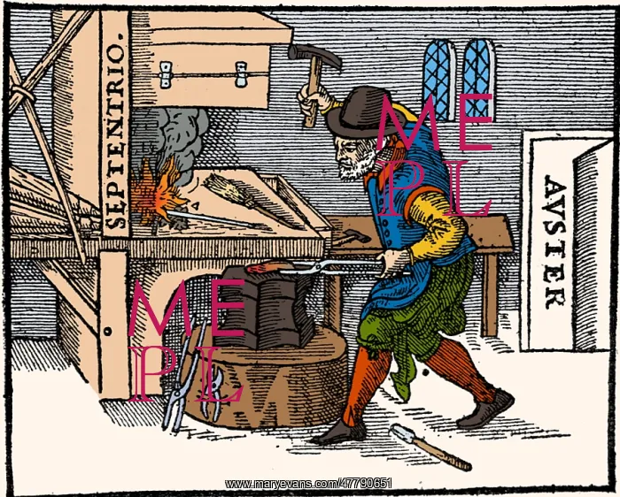 : Blacksmith, De Magnete, 1600 : Blacksmith, De Magnete, 1600