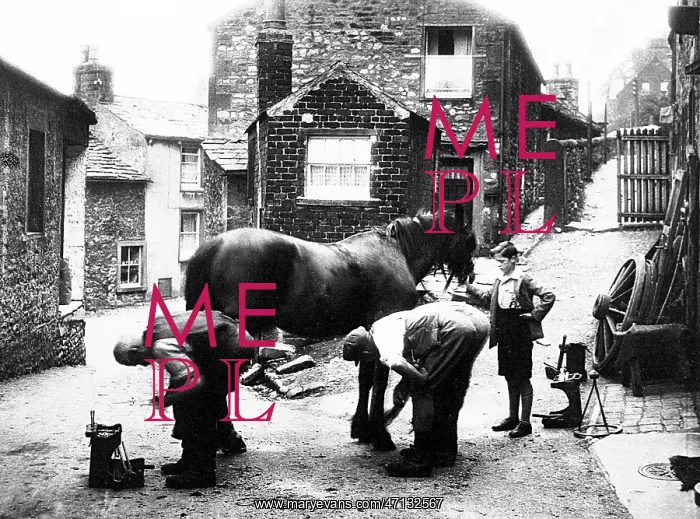  : Blacksmith at Settle, early 1900s
