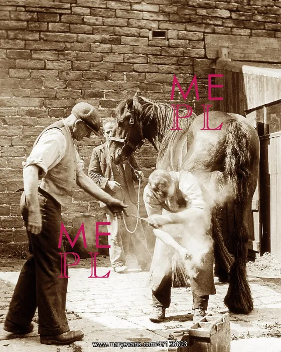  : Blacksmith, Swaledale in the 1940s