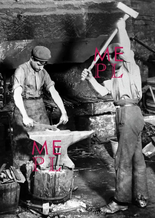 : Blacksmith at work : Blacksmith at work