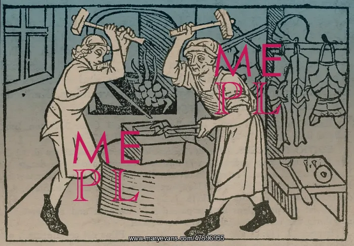 : Blacksmiths, Medieval Tradesmen : Blacksmiths, Medieval Tradesmen