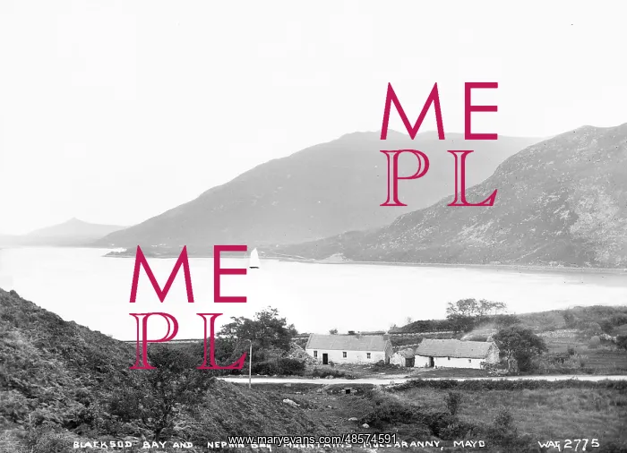 : Blacksod Bay and Nephin Beg Mountains, Mullaranny, Mayo : Blacksod Bay and Nephin Beg Mountains, Mullaranny, Mayo