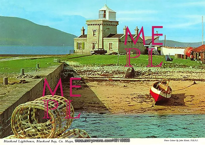 : Blacksod Lighthouse, Blacksod Bay, County Mayo : Blacksod Lighthouse, Blacksod Bay, County Mayo