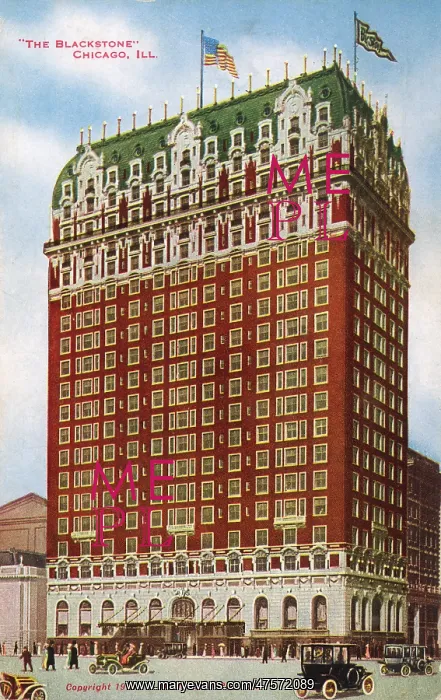 : The Blackstone hotel in Chicago : The Blackstone hotel in Chicago