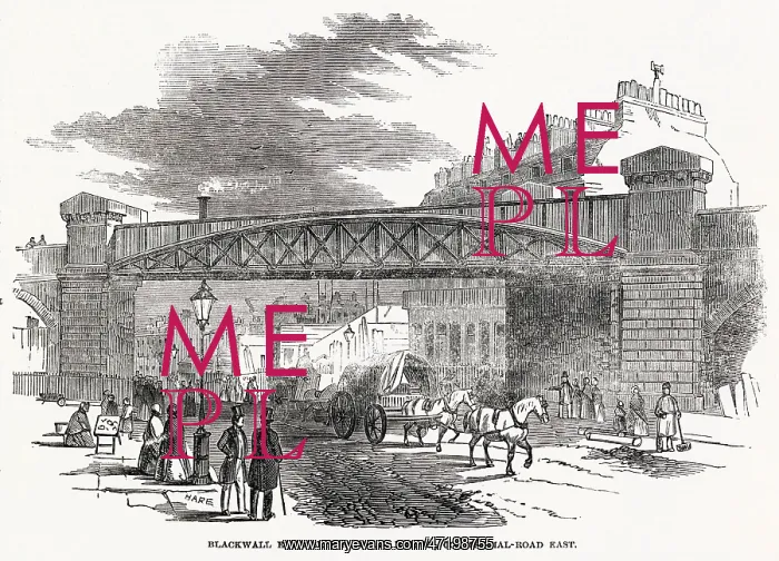 : Blackwall Extension Railway Bridge 1849 : Blackwall Extension Railway Bridge 1849