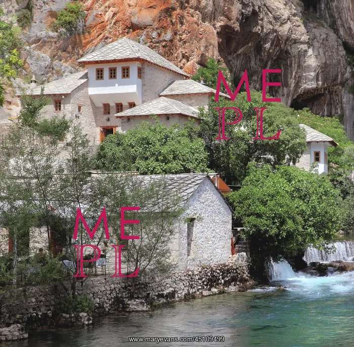 : Blagaj Tekke and Vrelo Brune, Blagaj, Bosnia and Herzegovina : Blagaj Tekke and Vrelo Brune, Blagaj, Bosnia and Herzegovina