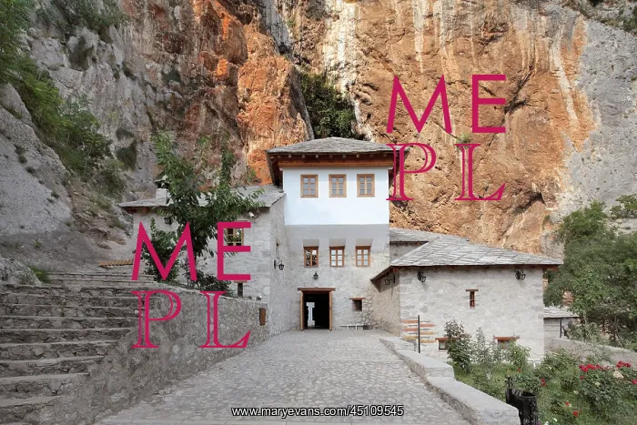 : Blagaj Tekke and Vrelo Brune, Blagaj, Bosnia and Herzegovina : Blagaj Tekke and Vrelo Brune, Blagaj, Bosnia and Herzegovina