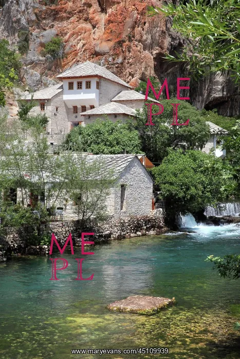 : Blagaj Tekke and Vrelo Brune, Blagaj, Bosnia and Herzegovina : Blagaj Tekke and Vrelo Brune, Blagaj, Bosnia and Herzegovina
