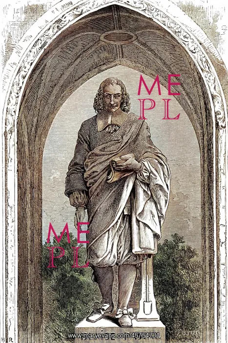 : BLAISE PASCAL (STATUE) : BLAISE PASCAL (STATUE)