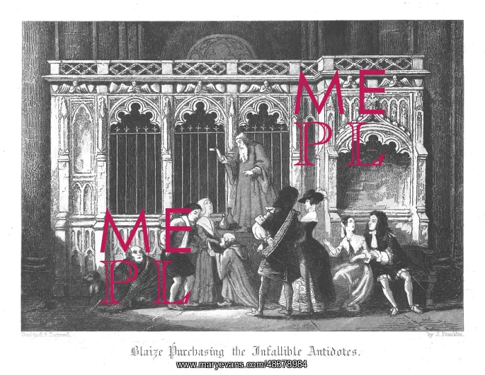 : Blaize, the grocer's porter, buying plague antidotes : Blaize, the grocer's porter, buying plague antidotes
