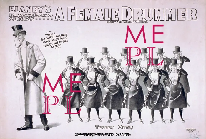 : Blaney's extravaganza success, A female drummer : Blaney's extravaganza success, A female drummer