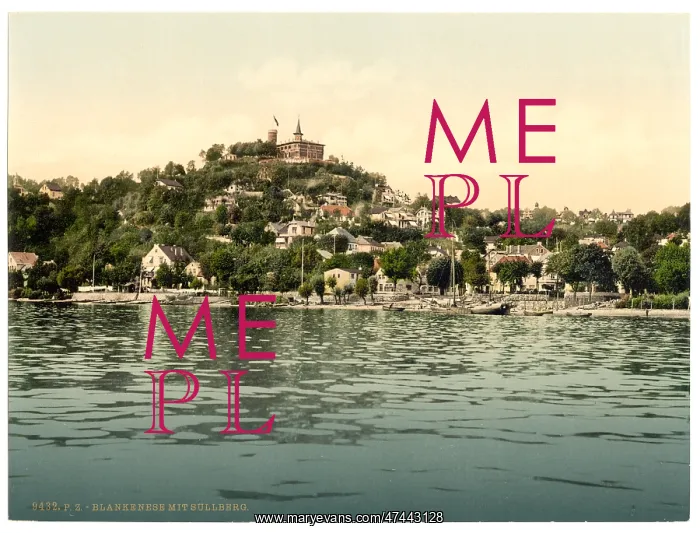 : Blankenese with Sullberg, Hamburg, Germany : Blankenese with Sullberg, Hamburg, Germany