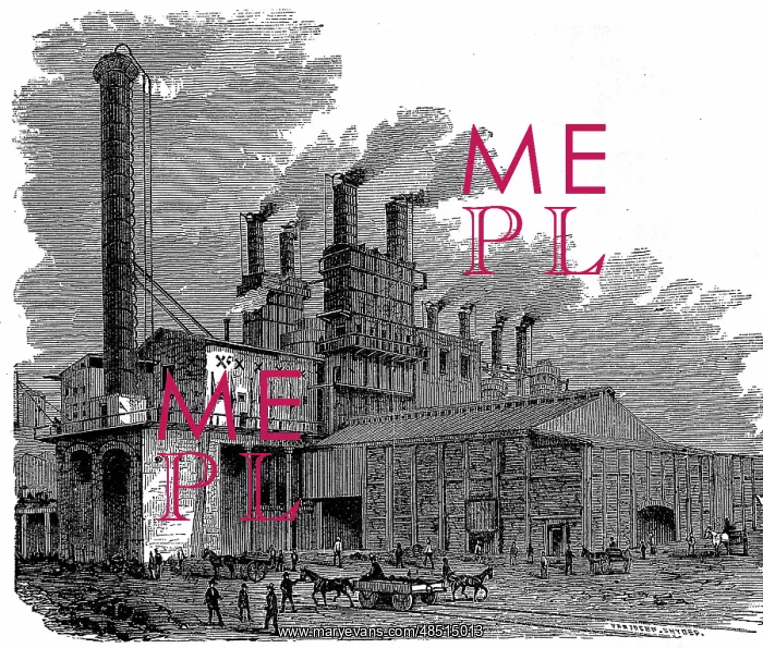 : Blast furnaces at the Phoenix Iron and Bridge : Blast furnaces at the Phoenix Iron and Bridge