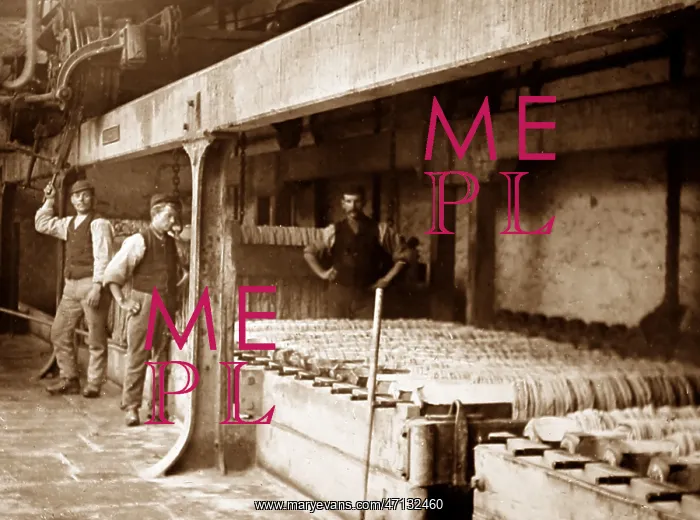 : A bleaching liquor cave, linen production, Victorian period : A bleaching liquor cave, linen production, Victorian period