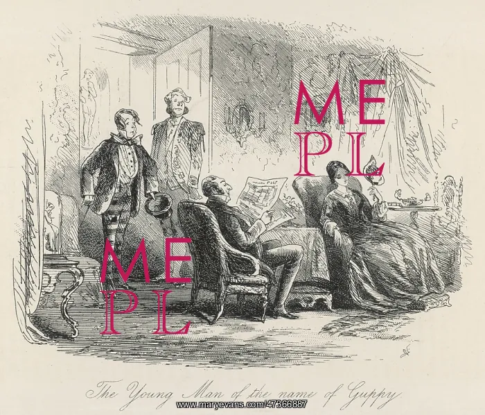 : Bleak House, Mr Guppy announced : Bleak House, Mr Guppy announced