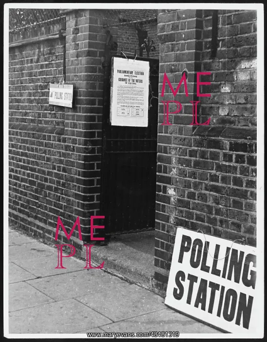 : Bleak-looking polling station : Bleak-looking polling station