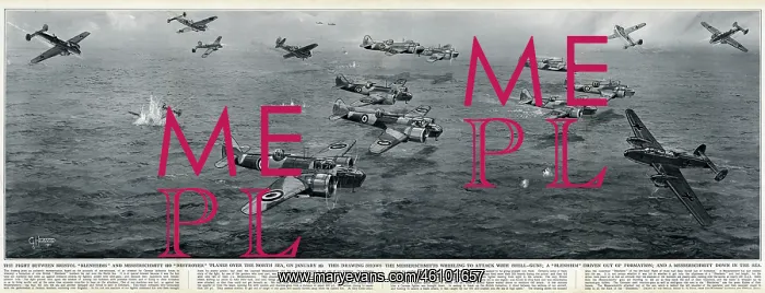 : Blenheims and Messerschmitts by G. H. Davis : Blenheims and Messerschmitts by G. H. Davis