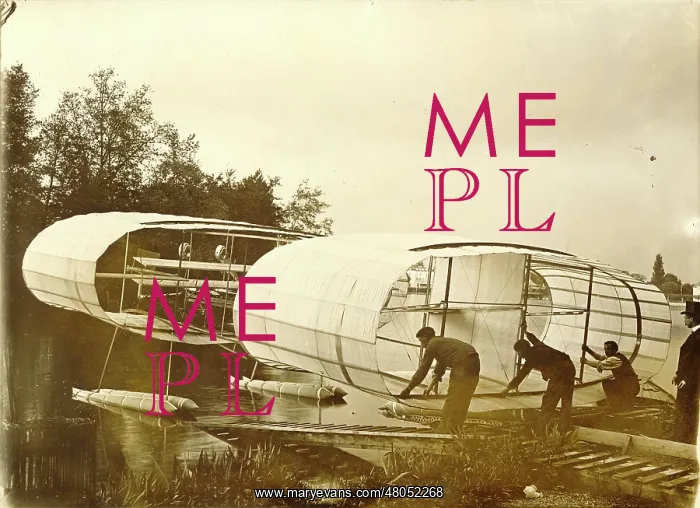: Bleriot III 1906 floatplane : Bleriot III 1906 floatplane