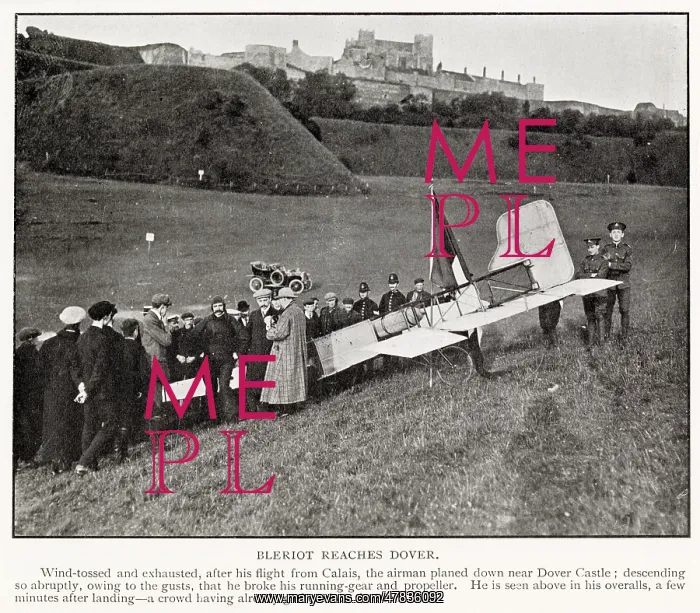 : Bleriot Reaches Dover : Bleriot Reaches Dover