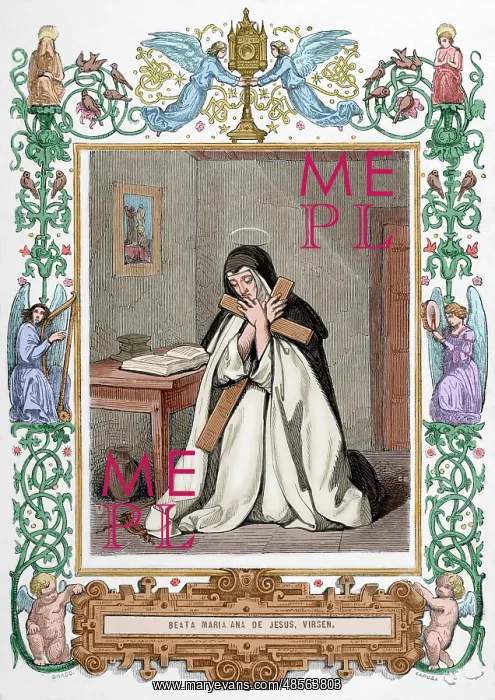 : Blessed Mariana of Jesus. Spanish tertiary of the Order of M : Blessed Mariana of Jesus. Spanish tertiary of the Order of M