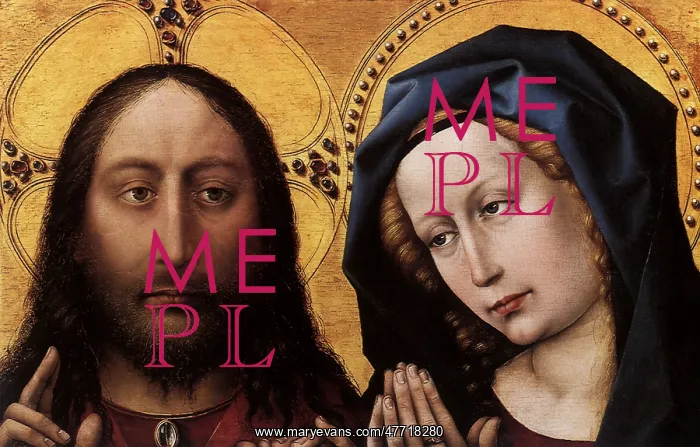  : Blessing Christ with the Virgin in Prayer