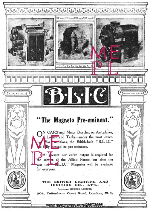 : BLIC Aero Engine Magnetos : BLIC Aero Engine Magnetos