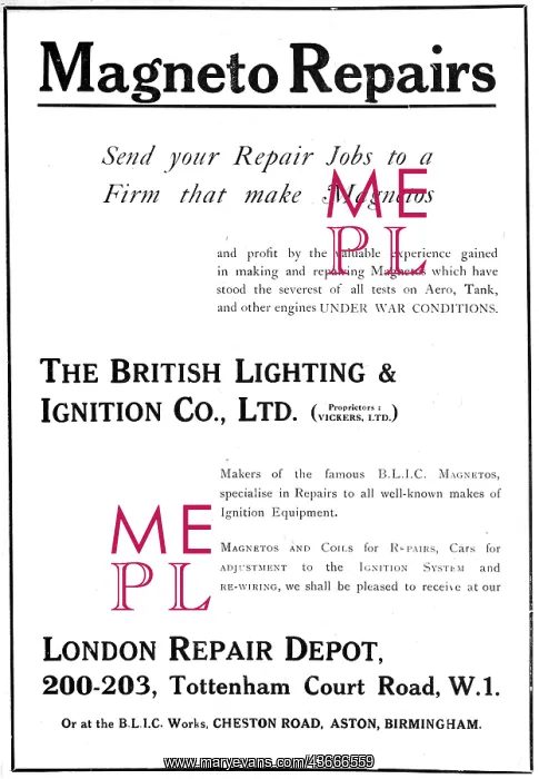 : BLIC Aero Engine Magnetos : BLIC Aero Engine Magnetos