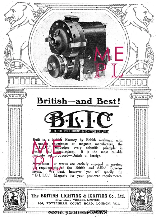 : BLIC Aero Engine Magnetos - British & Best : BLIC Aero Engine Magnetos - British & Best