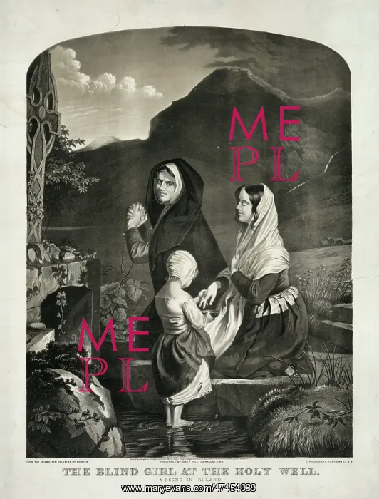 : The blind girl at the holy well : The blind girl at the holy well