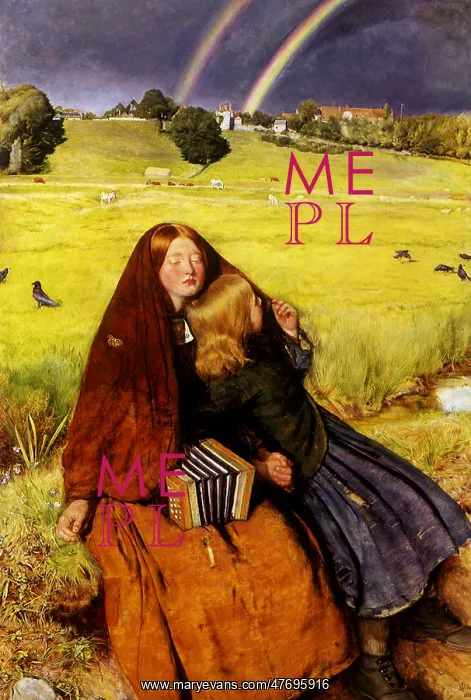 : The Blind Girl, by J E Millais : The Blind Girl, by J E Millais