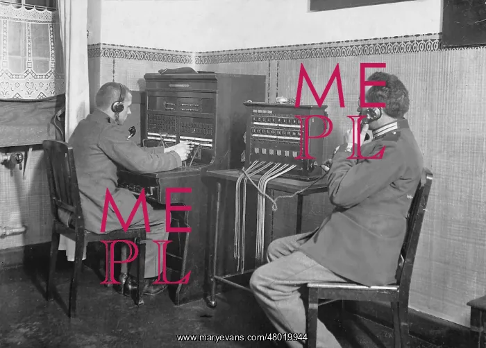  : Blinds at the telephone exchange, 1918