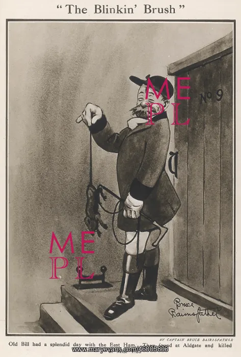 : The Blinkin Brush by Bruce Bairnsfather : The Blinkin Brush by Bruce Bairnsfather