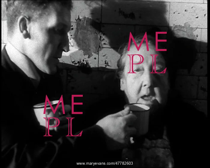 : The Blitz. Two Men Drinking Hot Drinks While Sheltering From Bombs in the : The Blitz. Two Men Drinking Hot Drinks While Sheltering From Bombs in the