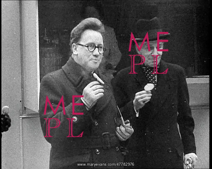  : The Blitz. Herbert Morrison Eating - London, United Kingdom