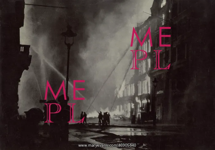 : Blitz in London -- AFS firefighters in action, WW2 : Blitz in London -- AFS firefighters in action, WW2