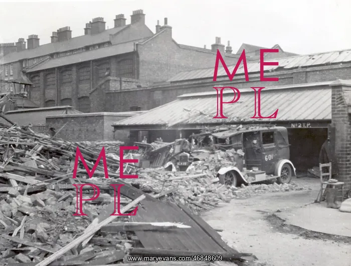: Blitz in London - AFS substation, Southwark : Blitz in London - AFS substation, Southwark