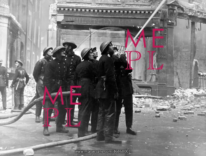: Blitz in London -- Shoe Lane, WW2 : Blitz in London -- Shoe Lane, WW2