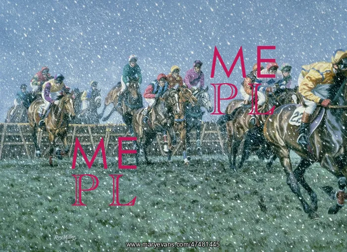 : Through the Blizzard - horse racing : Through the Blizzard - horse racing