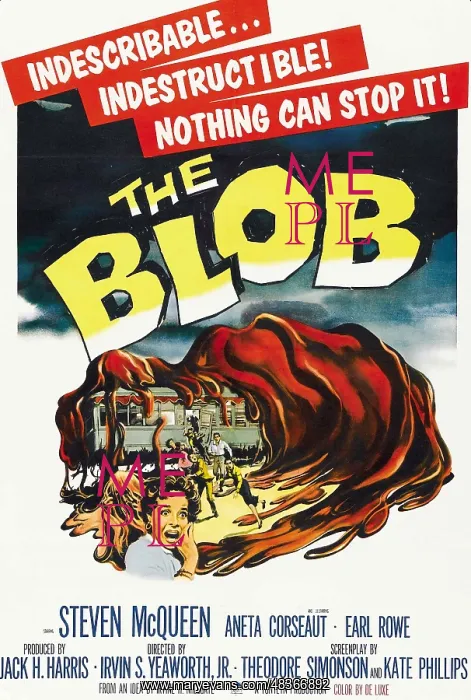 : The Blob starring Steven McQueen is an independently : The Blob starring Steven McQueen is an independently