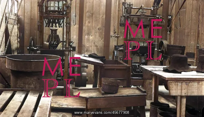 : Blocking shop at Battersby's hatworks : Blocking shop at Battersby's hatworks