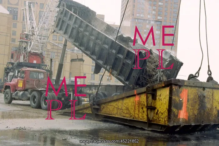 : A few blocks from Ground Zero a truck dumps ? : A few blocks from Ground Zero a truck dumps ?