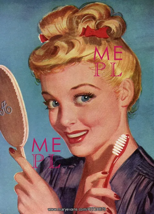 : Blond with Toothbrush : Blond with Toothbrush