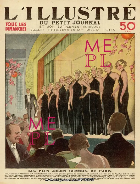 : Blonde beauty contest in Paris : Blonde beauty contest in Paris