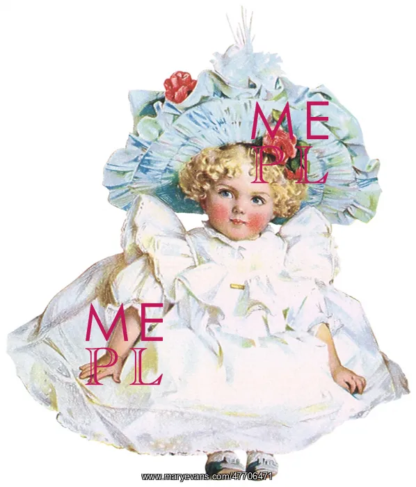 : Blonde Girl with Curls : Blonde Girl with Curls