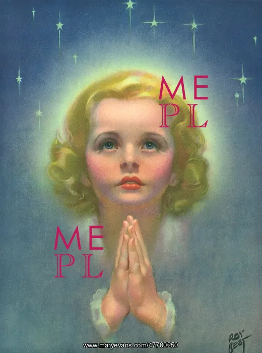  : Blonde Girl Praying